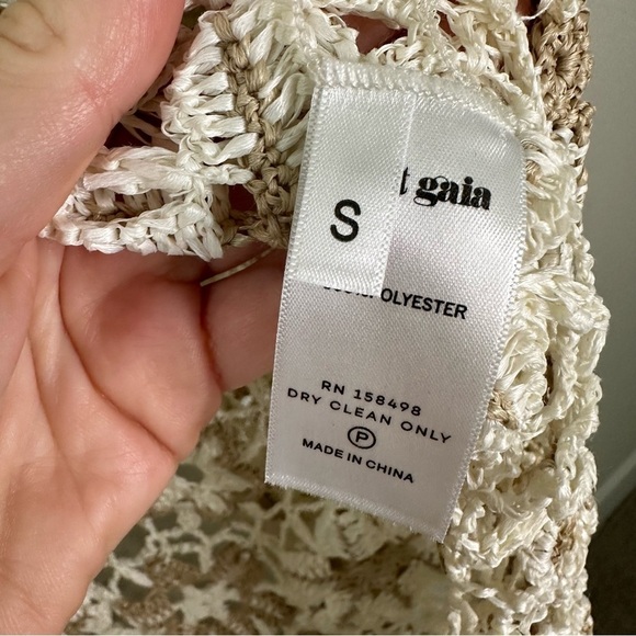 NWT CULT GAIA Ollie crochet-knit coverup SZ S - Picture 9 of 10